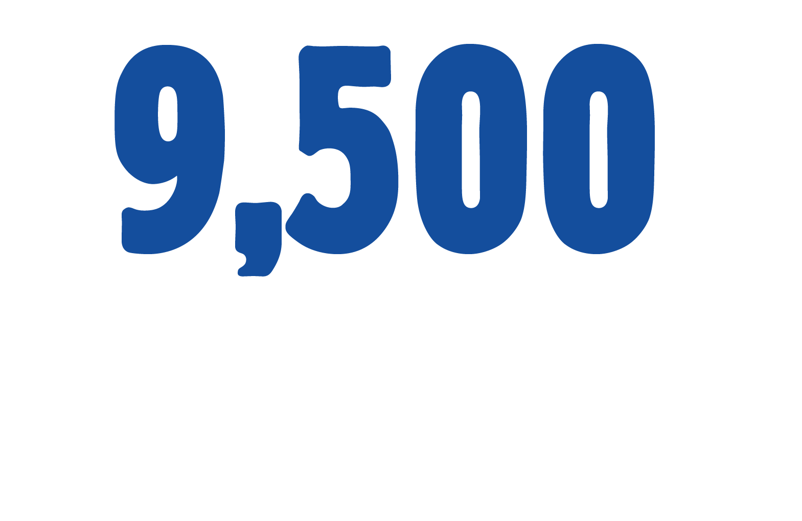 9,500 pumps